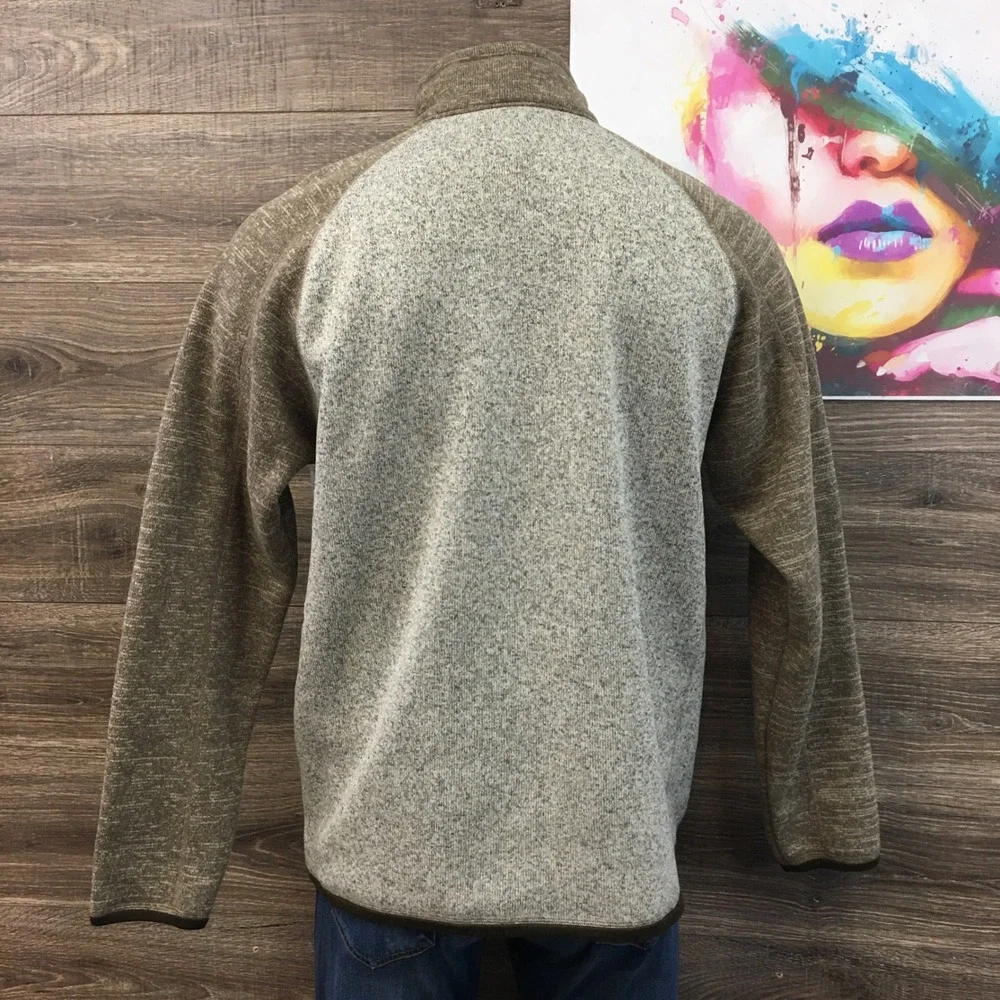 Patagonia Men's Better Sweater Fleece Quarter Zip Pullover Sweater Heather‎ XL